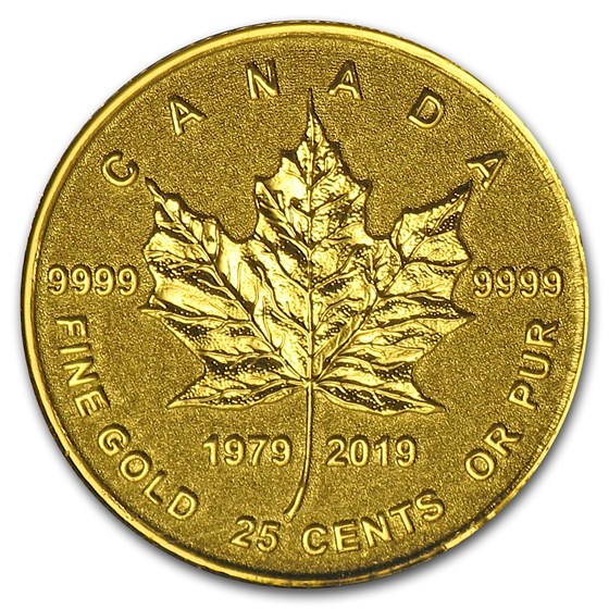 2019 Canada 1/2 Gram Pf Gold $0.25 40th Anniv of the GML 2019 Canada 1/2 Gram Pf Gold $0.25 40th Anniv of the GML